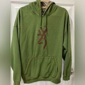 Browning Forest Green Men's Hoodie